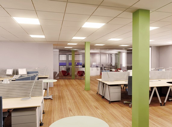 Thi công trần thạch cao nổi sang trọng, trang nhã Thi công trần thạch cao nổi