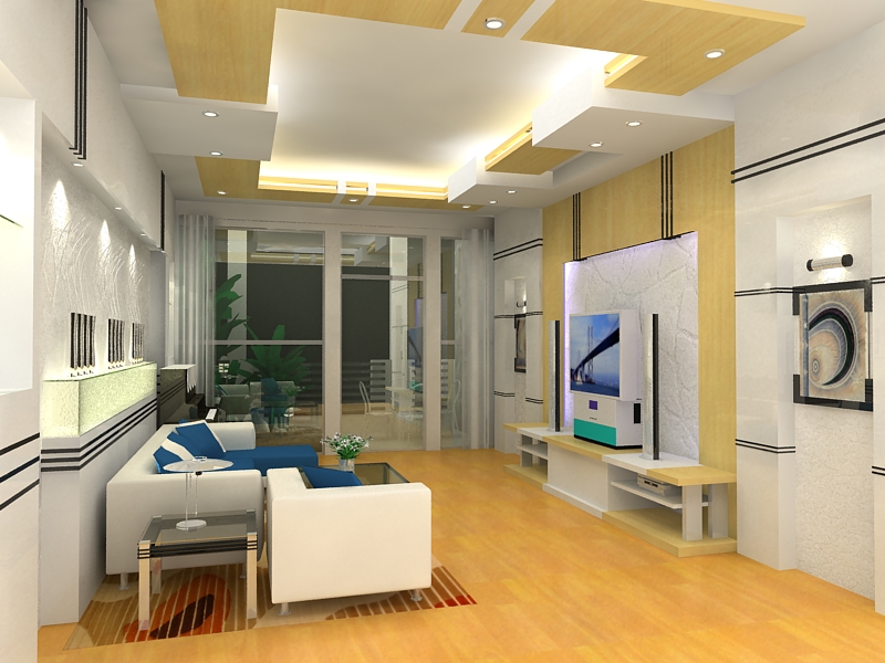 trần thạch cao phòng khách