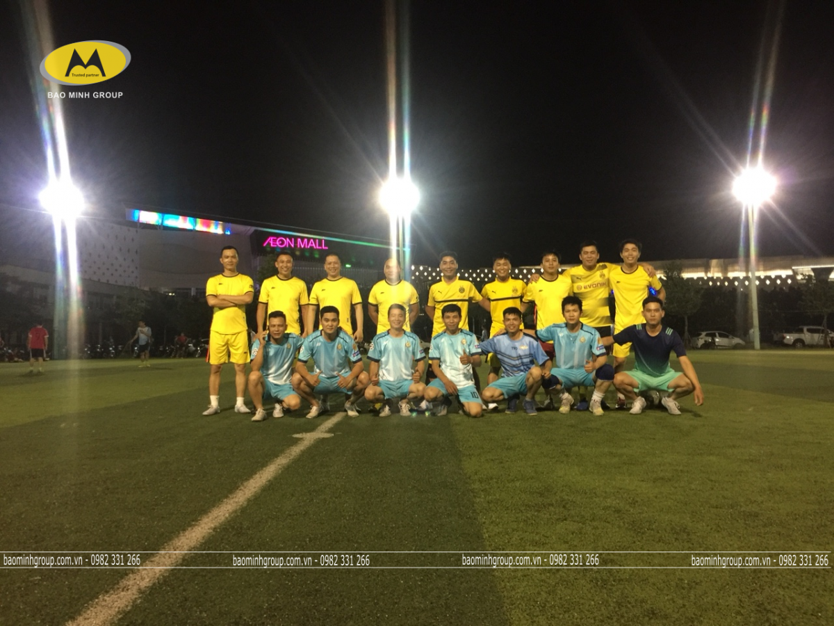 Giao hữu bóng đá Bảo Minh - BCH Ricons bóng đá Bảo Minh