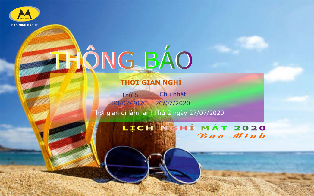 Lịch nghỉ mát 2020 Lịch nghỉ mát 2020