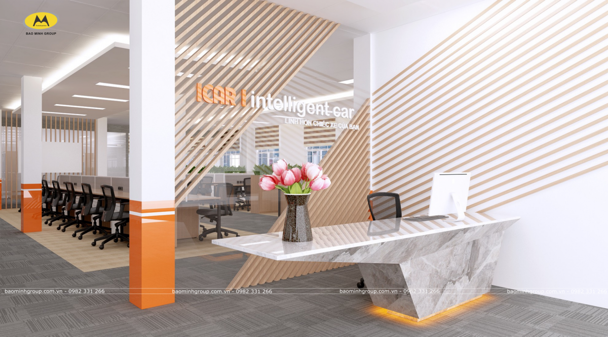 Thi công hoàn thiện VP ICAR Thi công hoàn thiện VP ICAR
